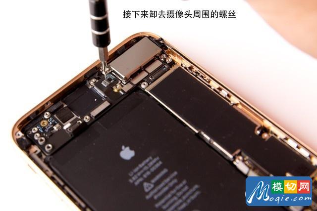 拆解苹果iphone 8 plus手机:爱模切爱拆机